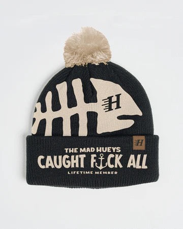 Mad Hueys Caught FK All Jaw Relaxed Beanie