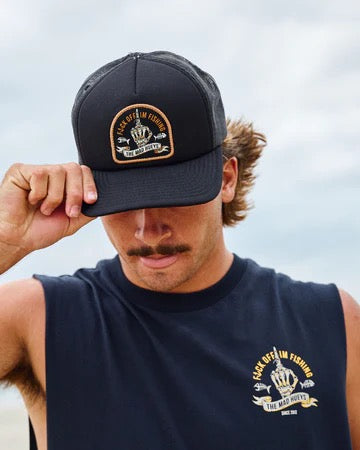 Mad Hueys FK Off Fish Foam Trucker