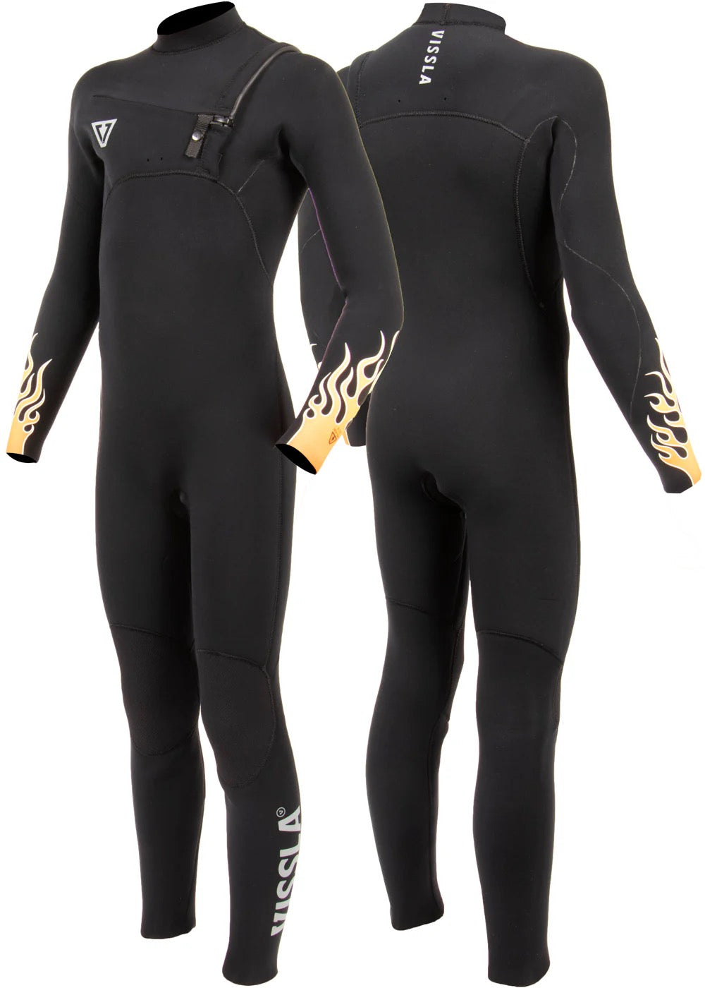 Vissla HIGH SEAS BOYS FIRE 3-2 FULL CHEST ZIP