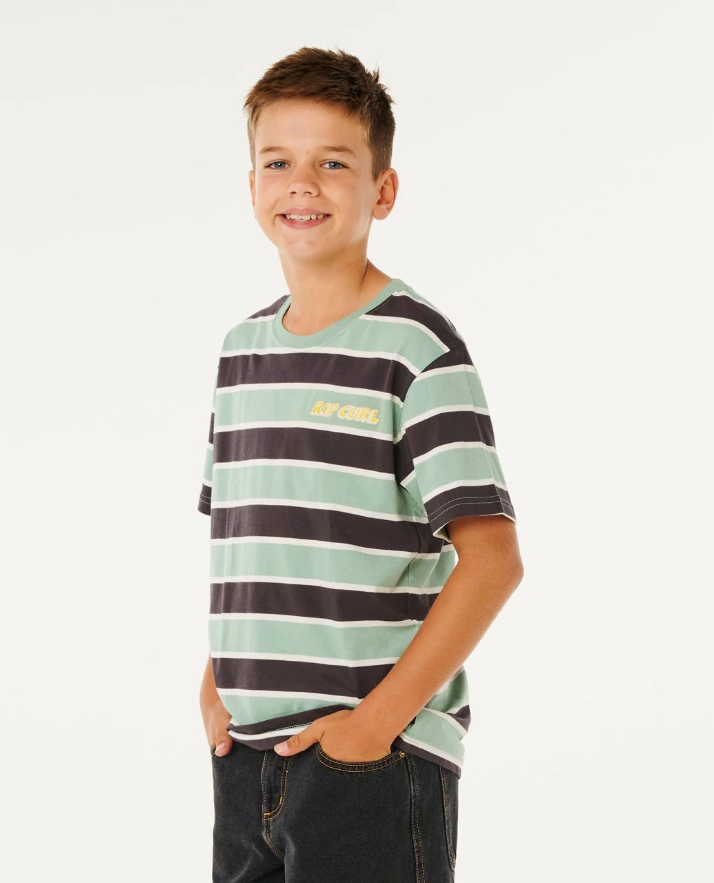 Rip Curl ETERNAL SHRED STRIPE TEE-BOY