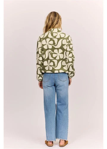 Sisstrevolution WAVES IN BLOOM FLEECE