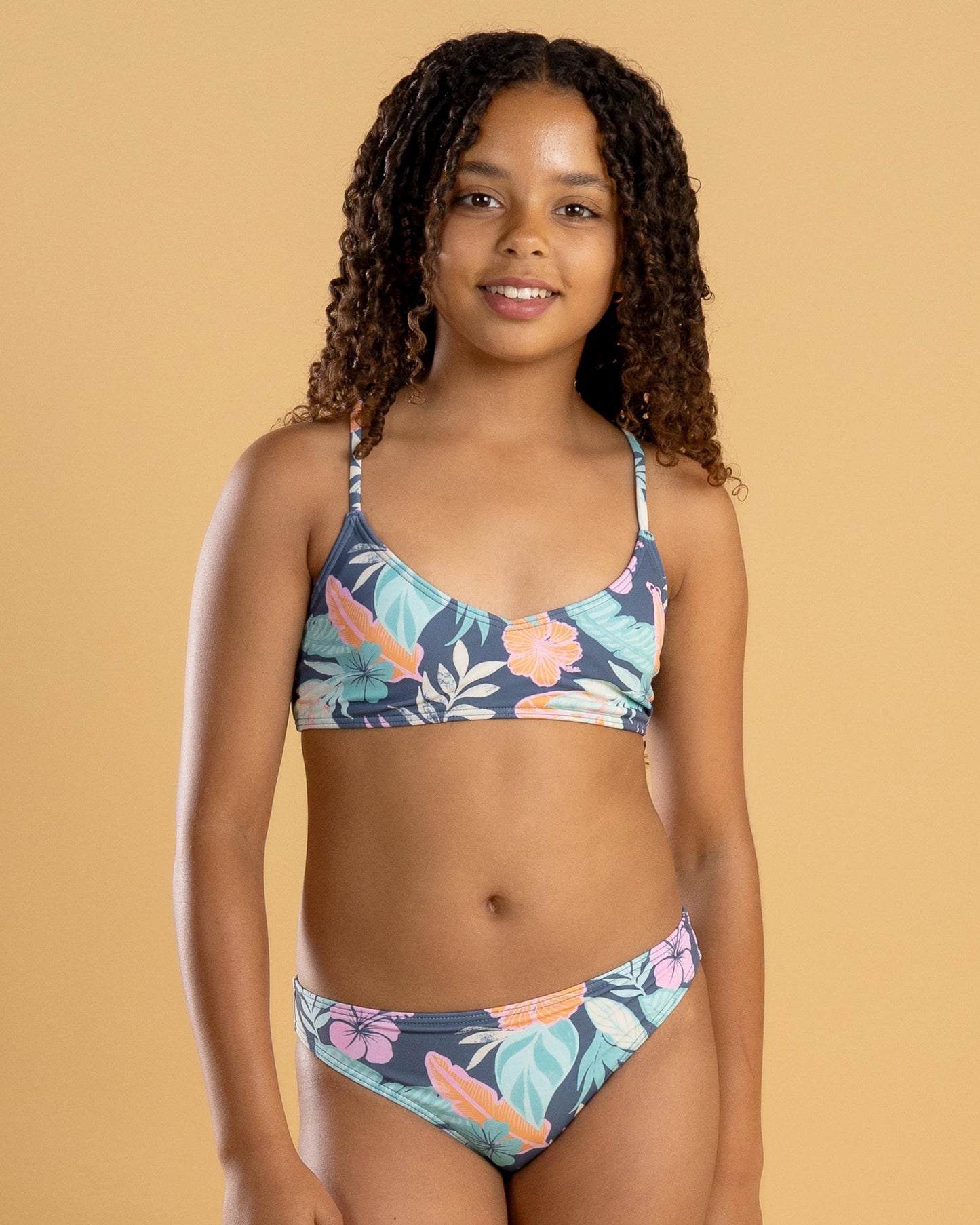 Roxy ACTIVE FLORAL RG SWIM SET PACK - Vintage Indigo