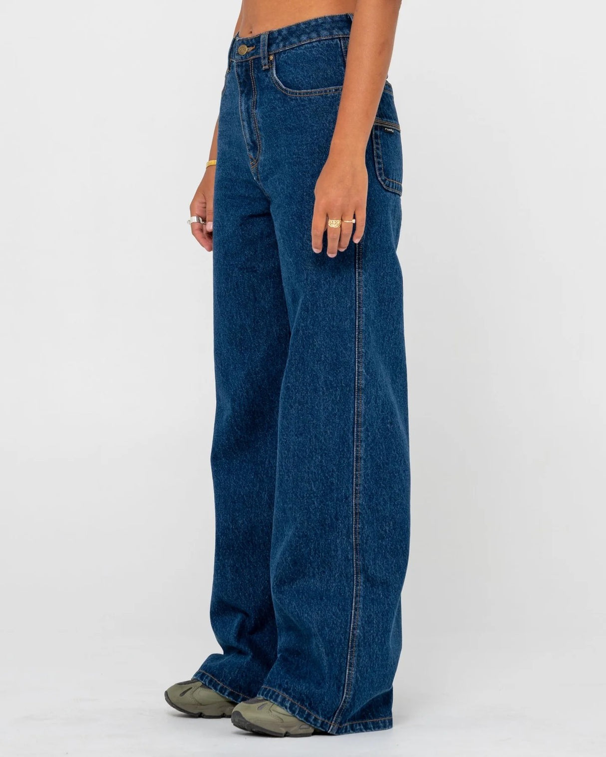 Rusty Cyprus Wide Leg High Waist Jean