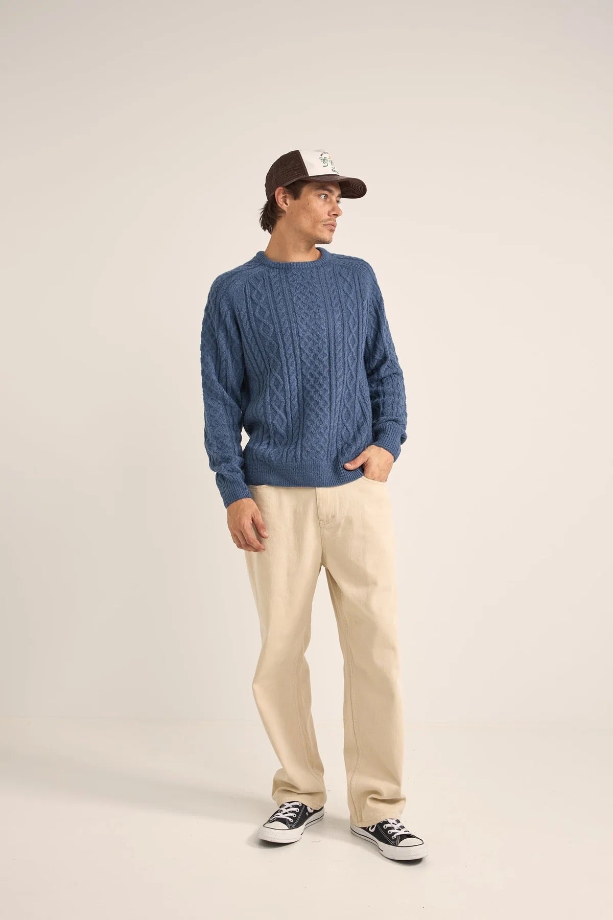 Rhythm MOHAIR FISHERMANS KNIT