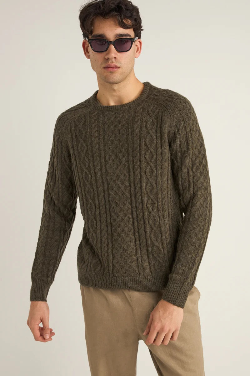 Rhythm MOHAIR FISHERMANS KNIT