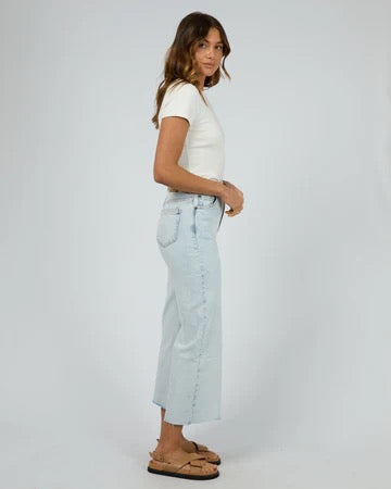 All About Eve CHARLIE HIGH RISE WIDE LEG - Bleach