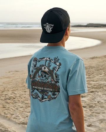 Mad Hueys THE SEA CAPTAIN YOUTH SS TEE