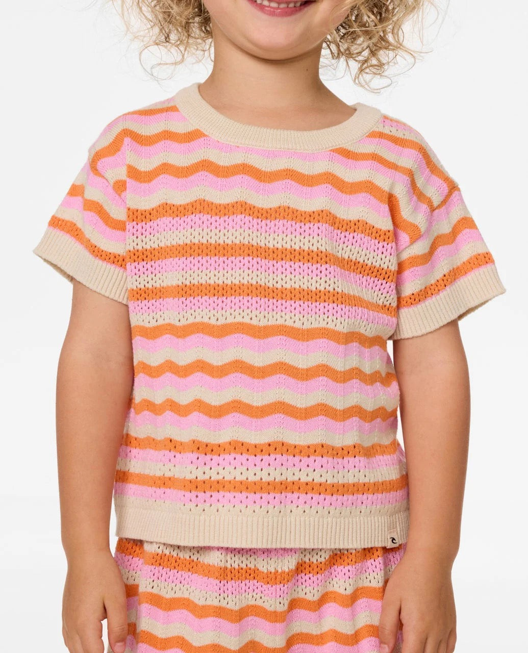 Rip Curl SUNSET STRIPE TEE - GIRL