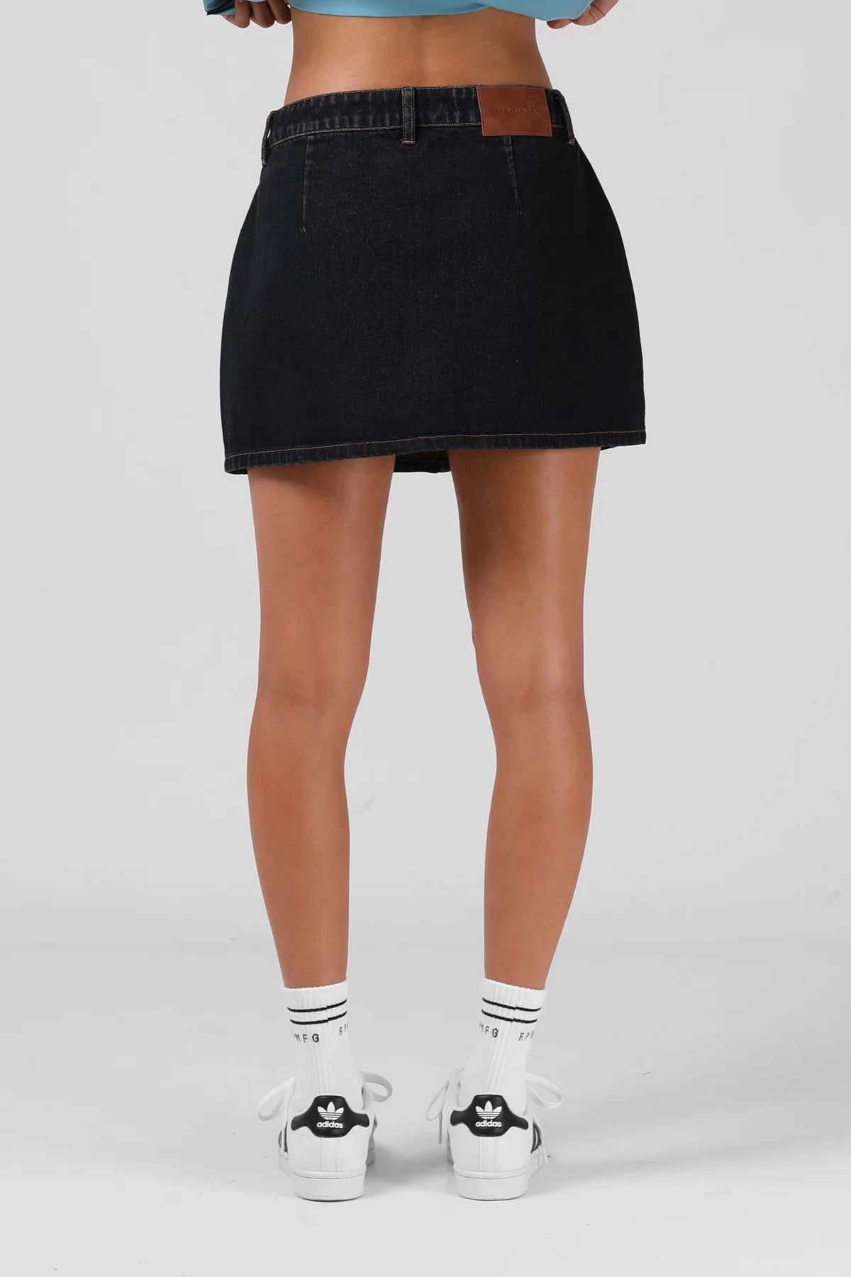 RPM Denim Mini Skirt