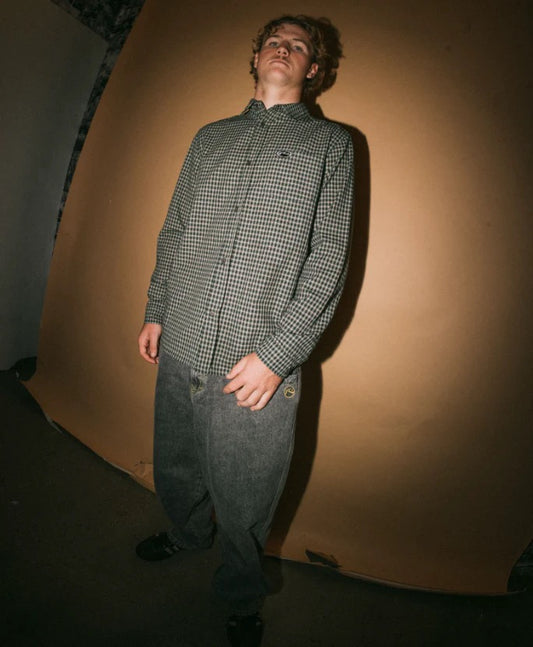 Rusty Datsun Check Long Sleeve Shirt