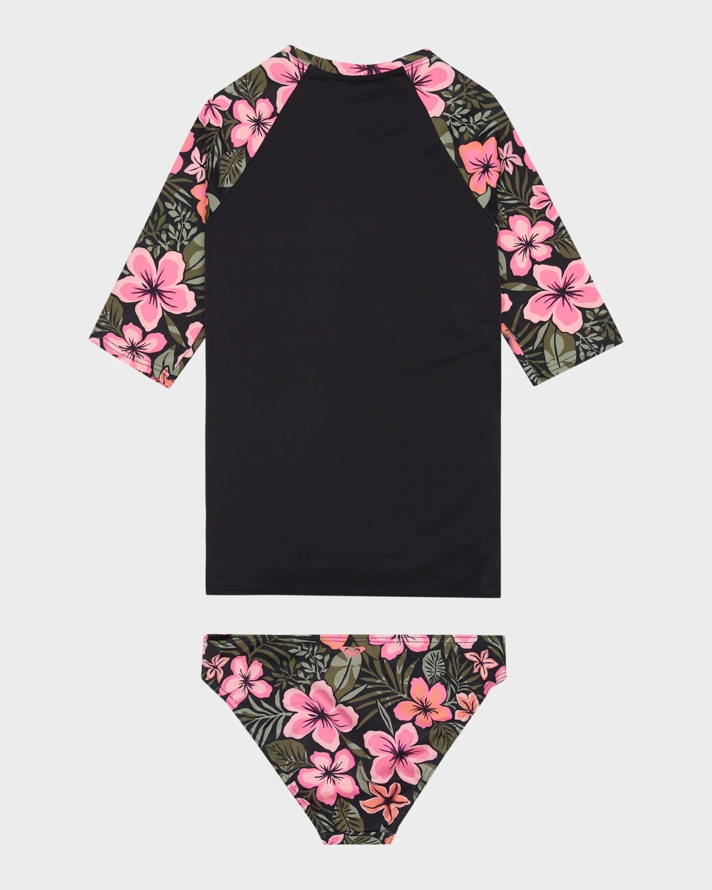 Roxy ACTIVE FLORAL RG SWIM SET PACK - Anthracite Fearless Floral
