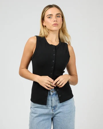 SILENT THEORY BUTTON UP TANK