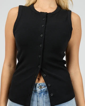 SILENT THEORY BUTTON UP TANK