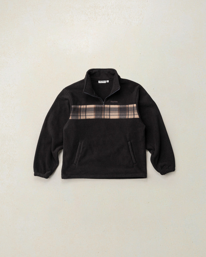 Rhythm Checkered Fleece Quarter Zip
