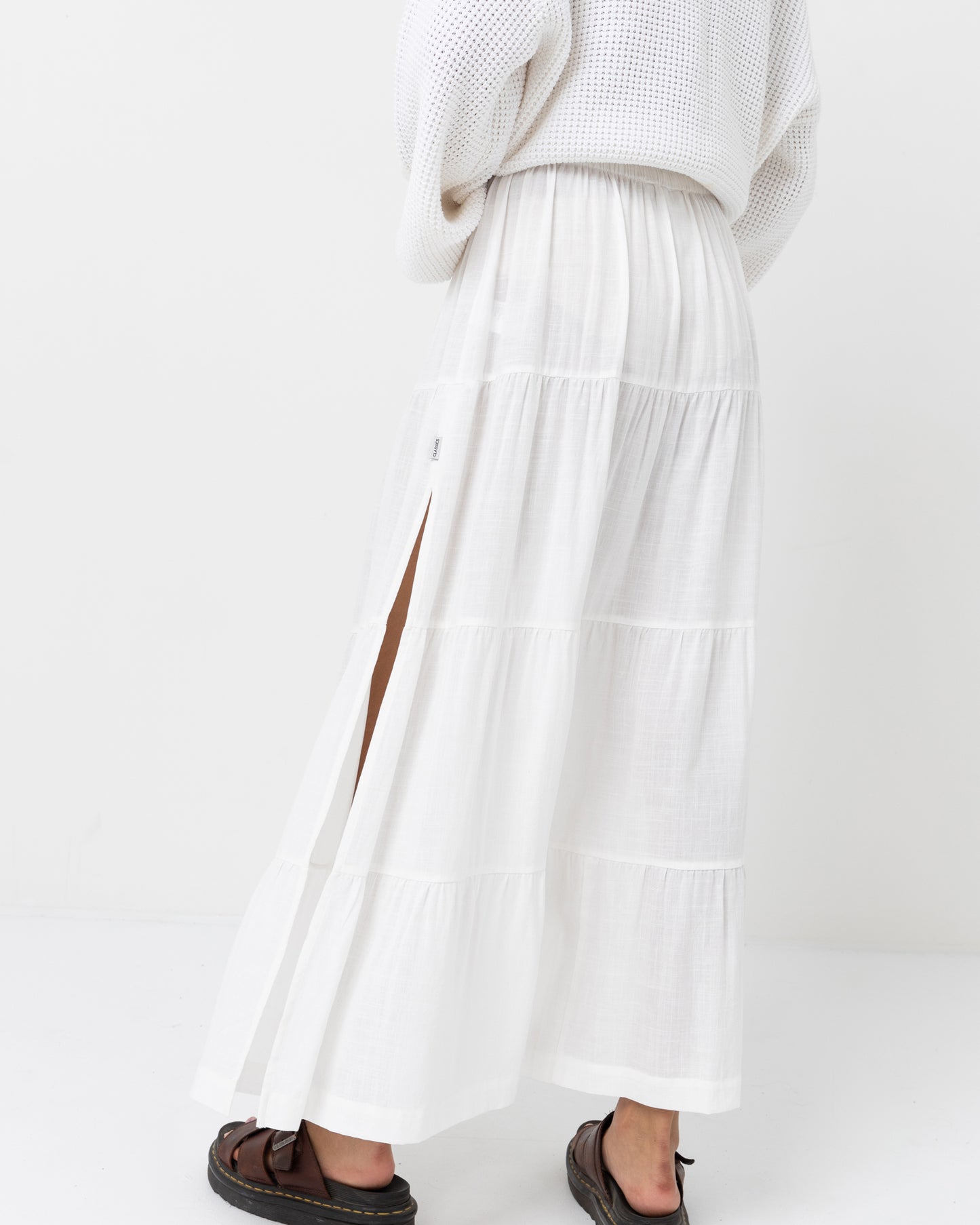 Rhythm Classic Tiered Maxi Skirt