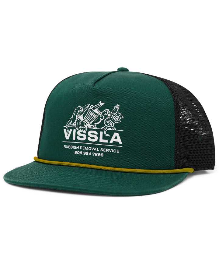 Vissla Double Shaka Trucker Hat-EVG