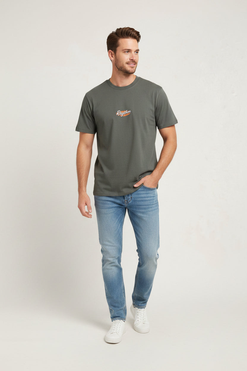 Rhythm Hallmark Heavy Vintage Embroidered SS T-Shirt