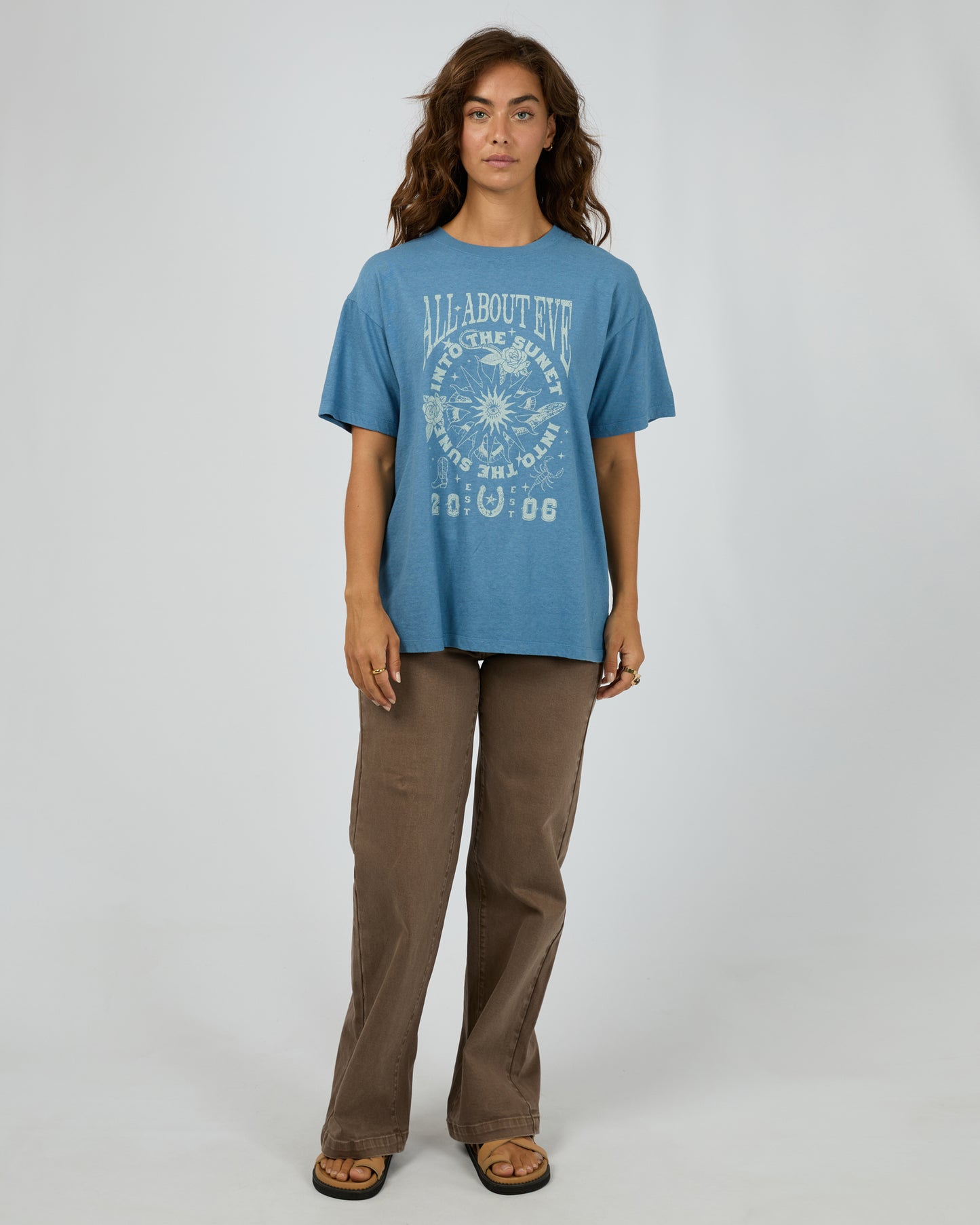 All About Eve INTO THE SUNSET RELAXED TEE