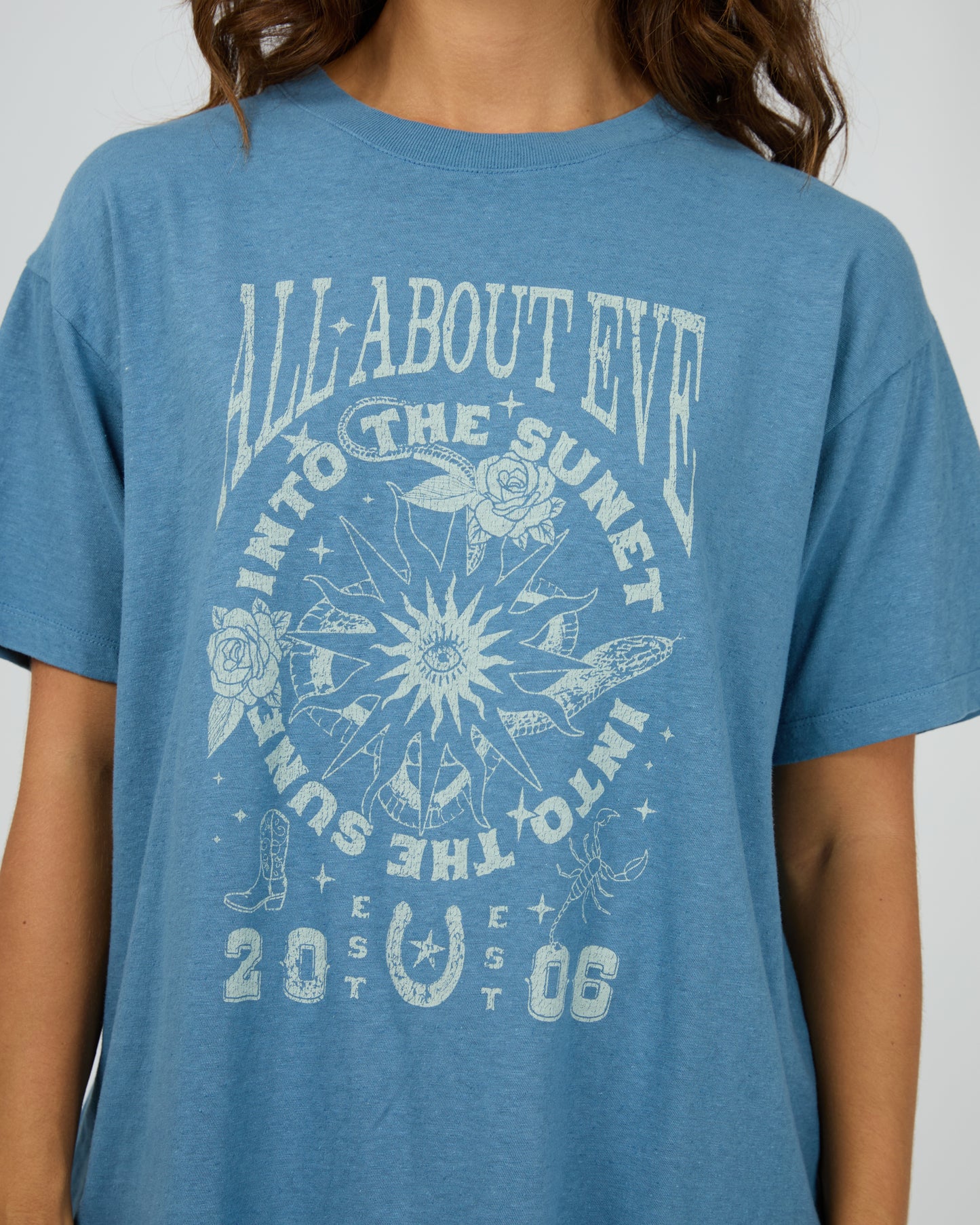 All About Eve INTO THE SUNSET RELAXED TEE