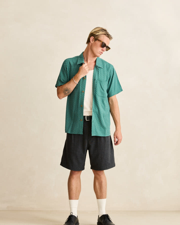 Rhythm Linen Float Stitch SS Shirt