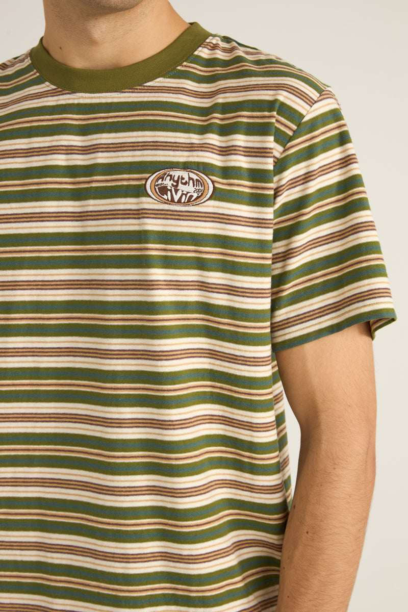 Rhythm VINTAGE STRIPE SS SHIRT
