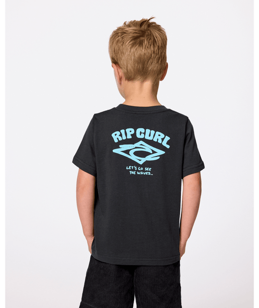 Rip Curl WAVE DAYZ LOGO TEE -BOY