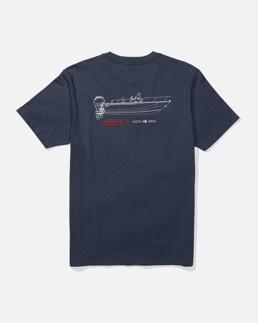 Salty Crew Whaler Schematic SS Tee