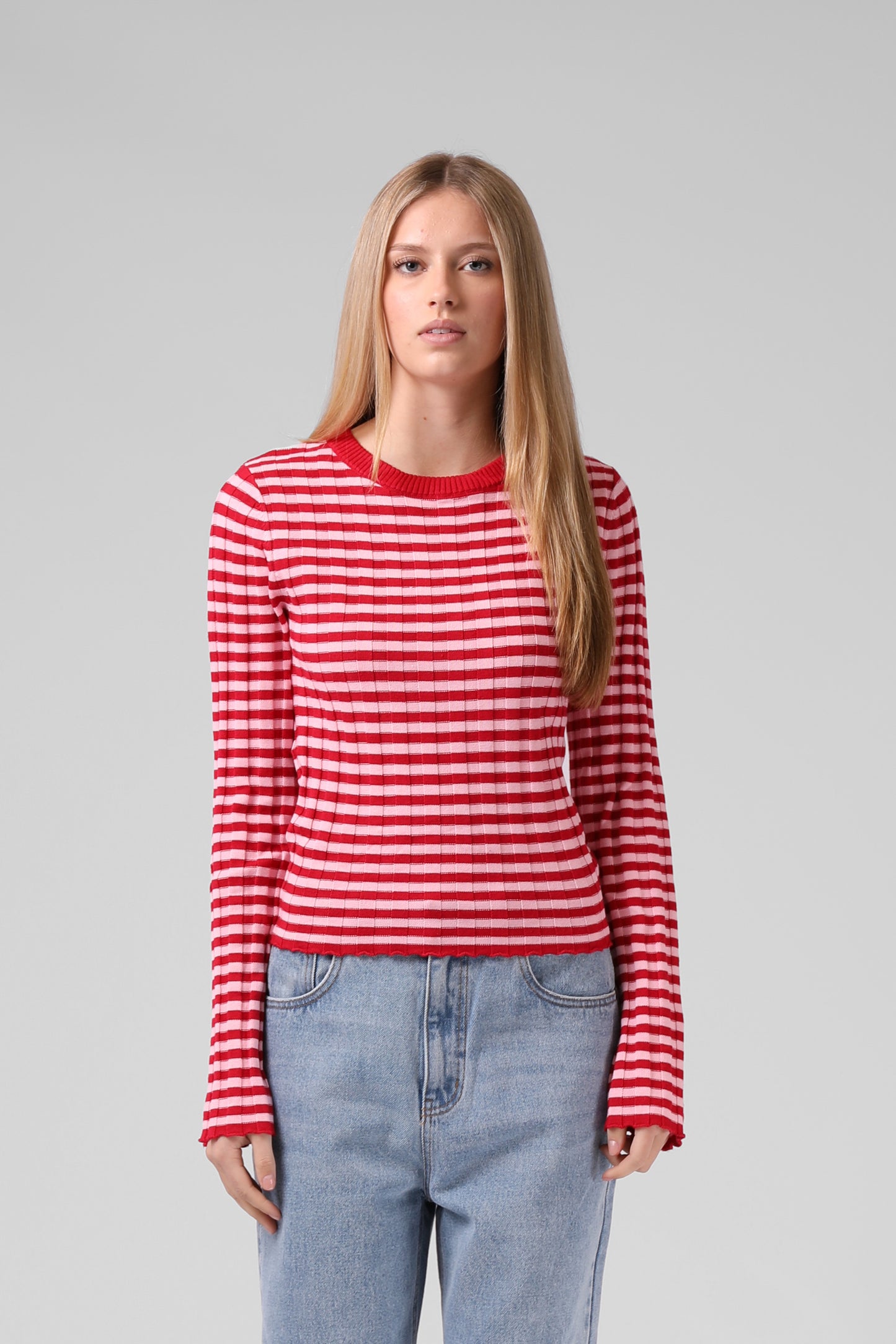 RPM Stripe Knitted LS