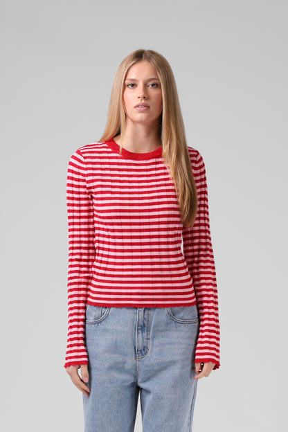 RPM Stripe Knitted LS