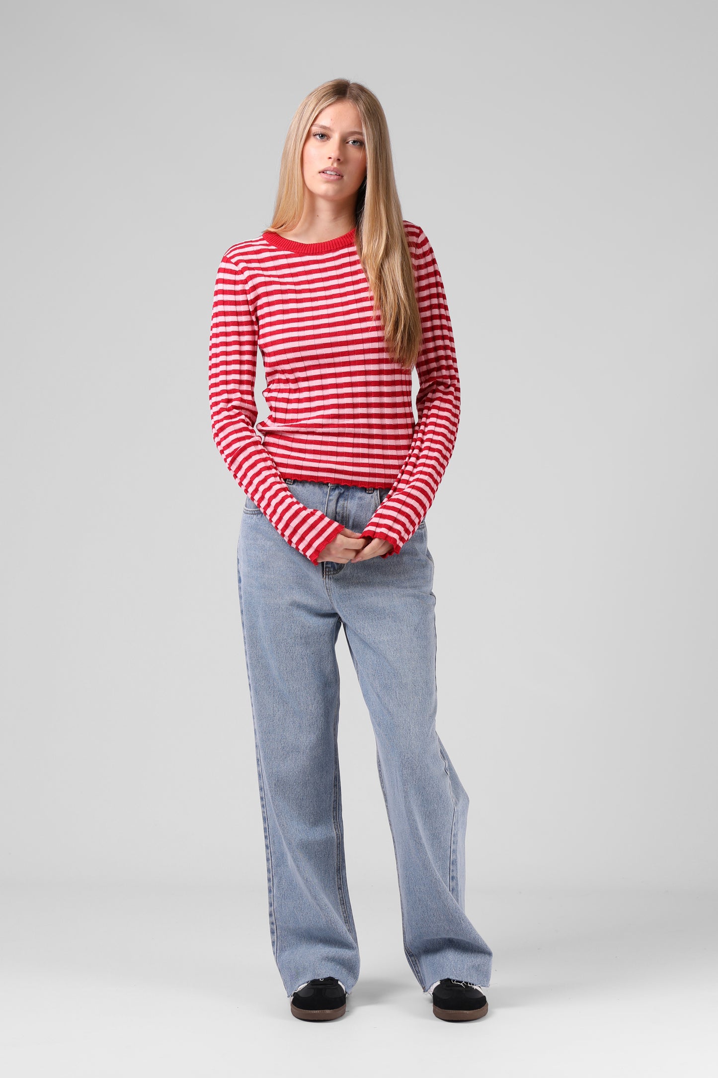 RPM Stripe Knitted LS