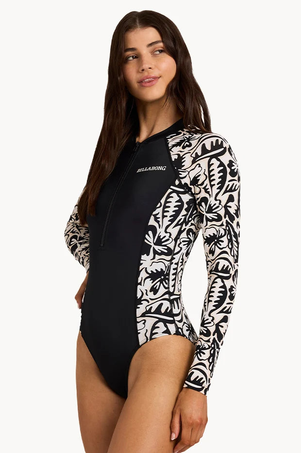 Billabong Wave Tribe Zip Front Bodysuit