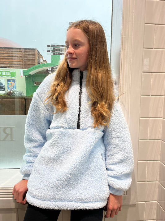 Eve Girl COZY QUARTER ZIP TEDDY