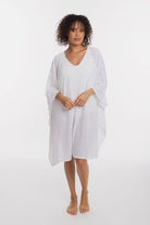 Togs White Leaf Kaftan
