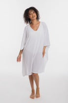 Togs White Leaf Kaftan
