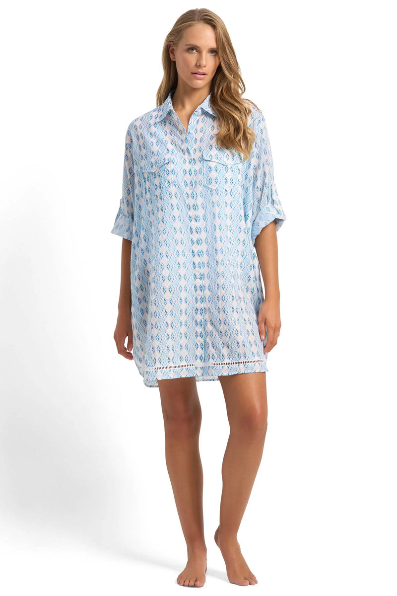 Sunseeker Delight Ladder Button Thru Shirt
