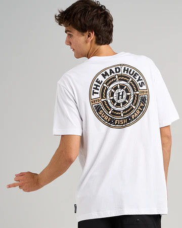 Mad Hueys HUEYS SHIP WHEEL SS TEE