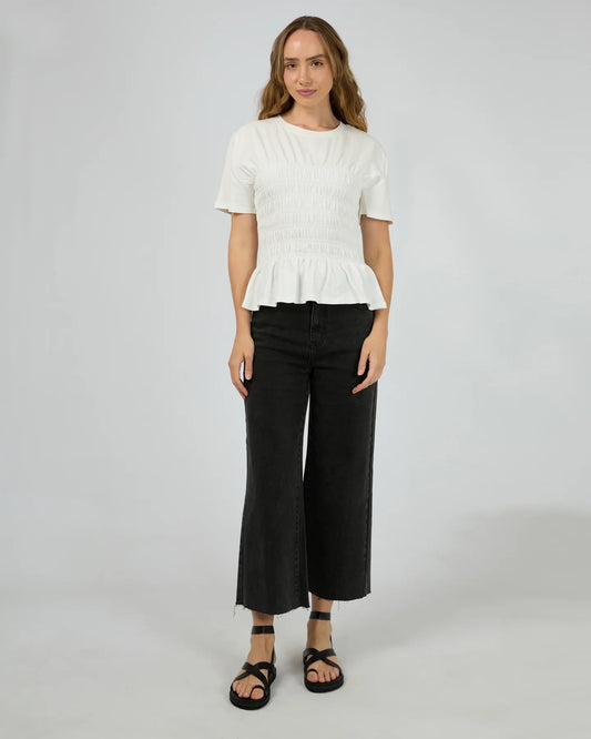 All About Eve CHARLIE HIGH RISE WIDE LEG WASHED BLACK
