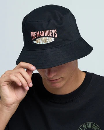 Mad Hueys DAY FOR IT FROGGIES REVERSIBLE BUCKET HAT
