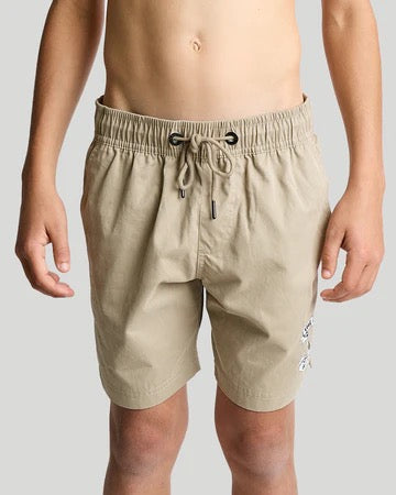 Mad Hueys SKULL ANCHOR YOUTH 14 VOLLEY SHORT