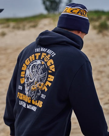 Mad Hueys TROPIC CAUGHT FK ALL | FISHING HOODED PULLOVER