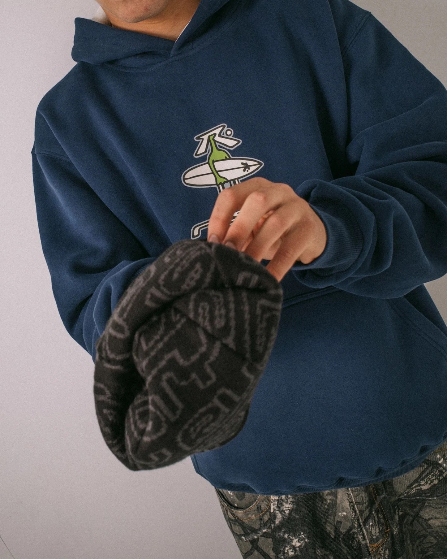 Rusty Flip Daddy Reversible Beanie