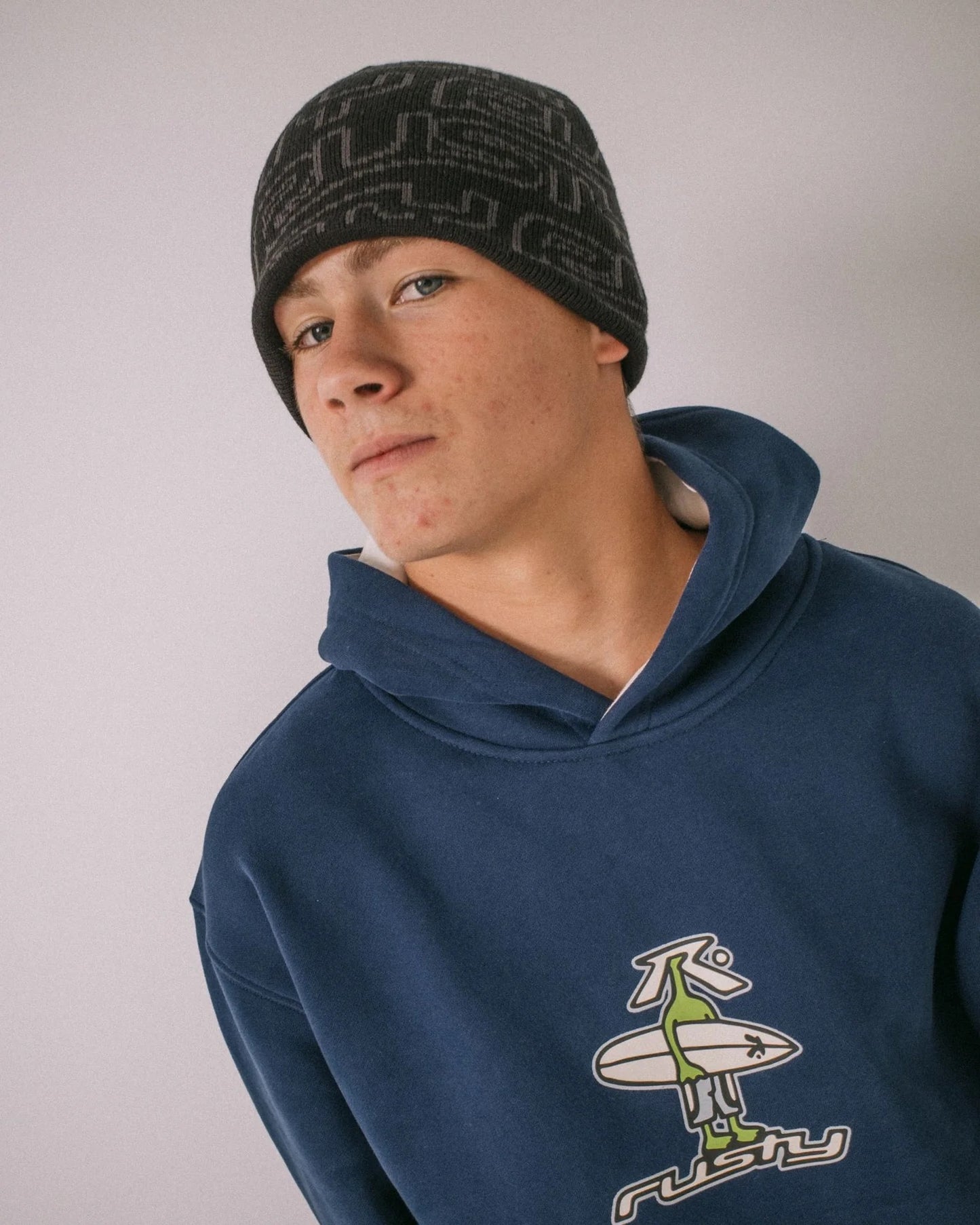 Rusty Flip Daddy Reversible Beanie