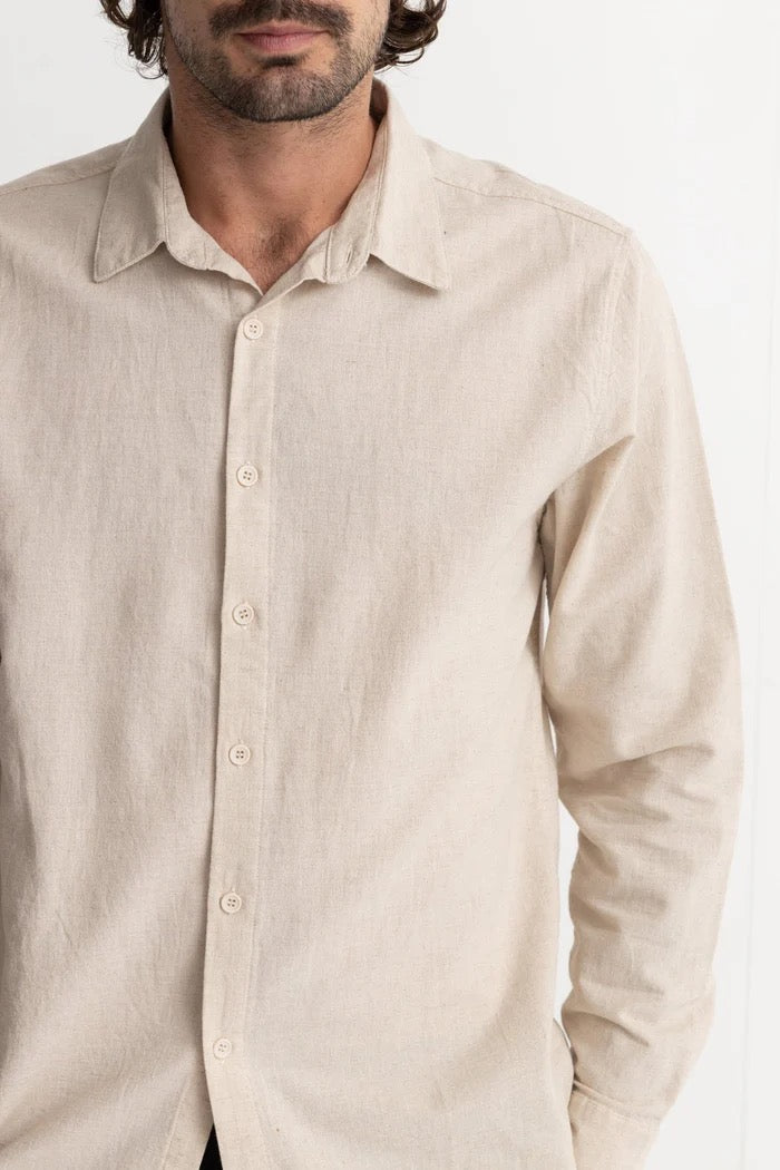 Rhythm Classic Linen  Long Sleeve Shirt