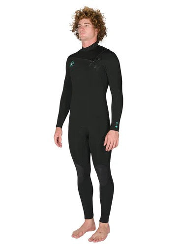Vissla SEVEN SEAS 3-2 FULL CHEST ZIP Black