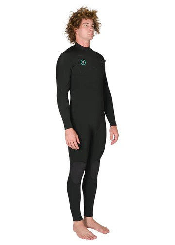 Vissla SEVEN SEAS 3-2 FULL CHEST ZIP Black