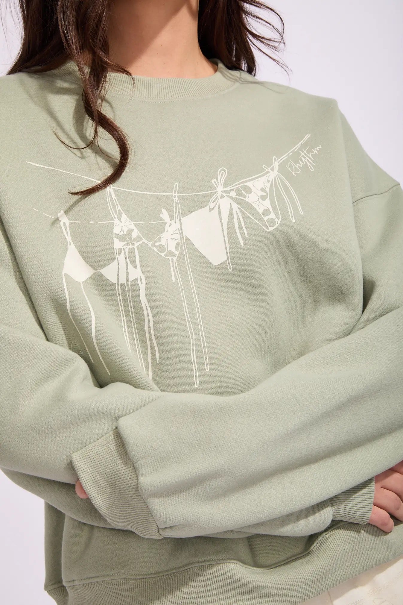 Rhythm Melia Crew Neck Fleece