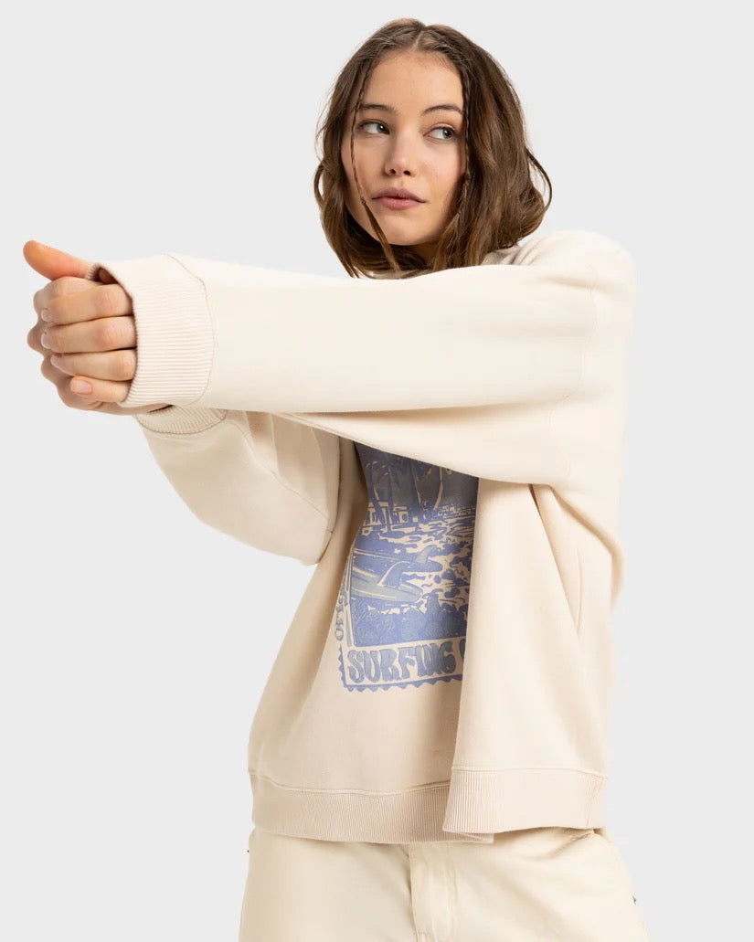 Roxy LINEUP OVERSIZED CREW