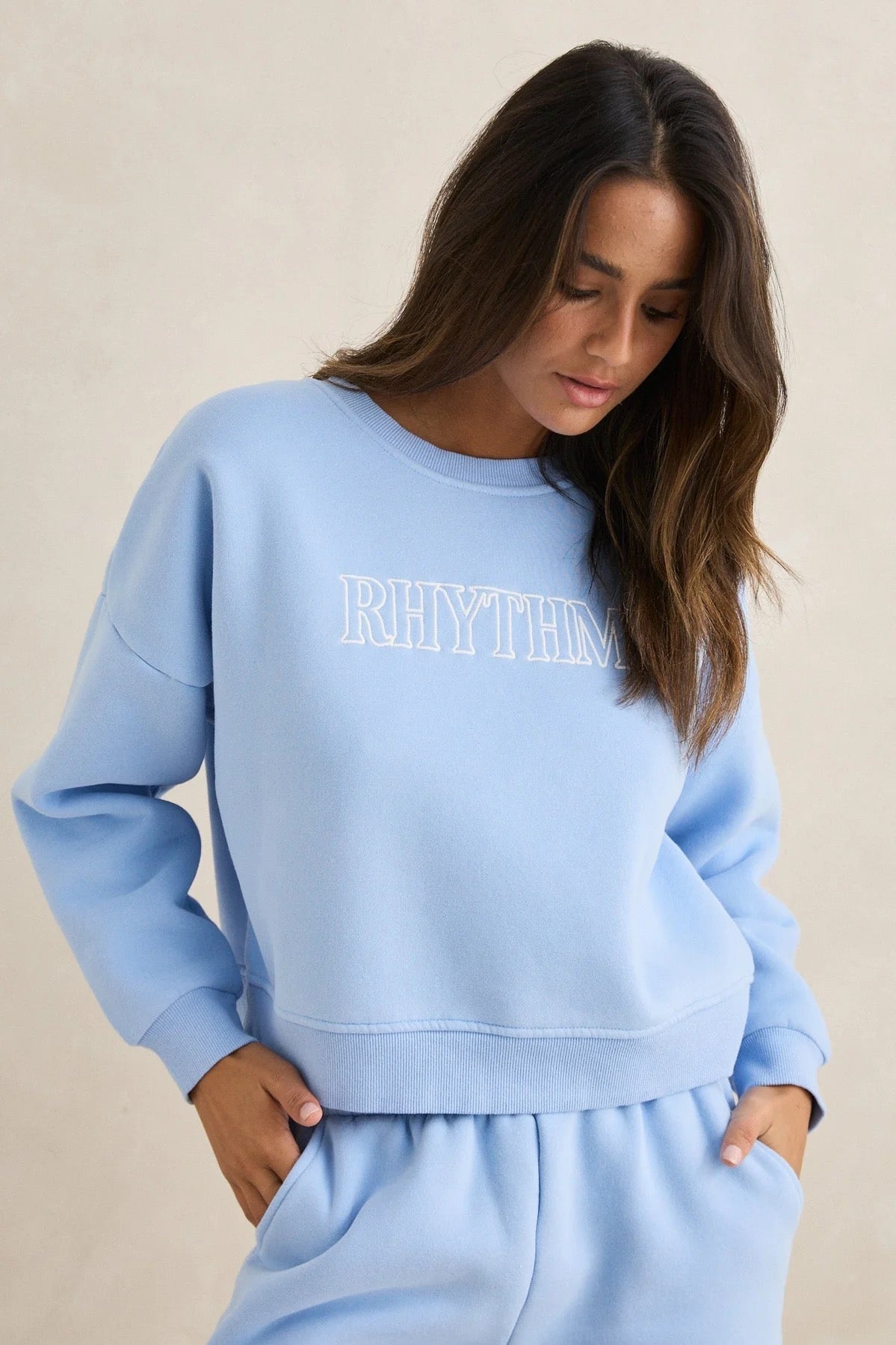 Rhythm RHYTHM SLOUCHY CREW NECK FLEECE