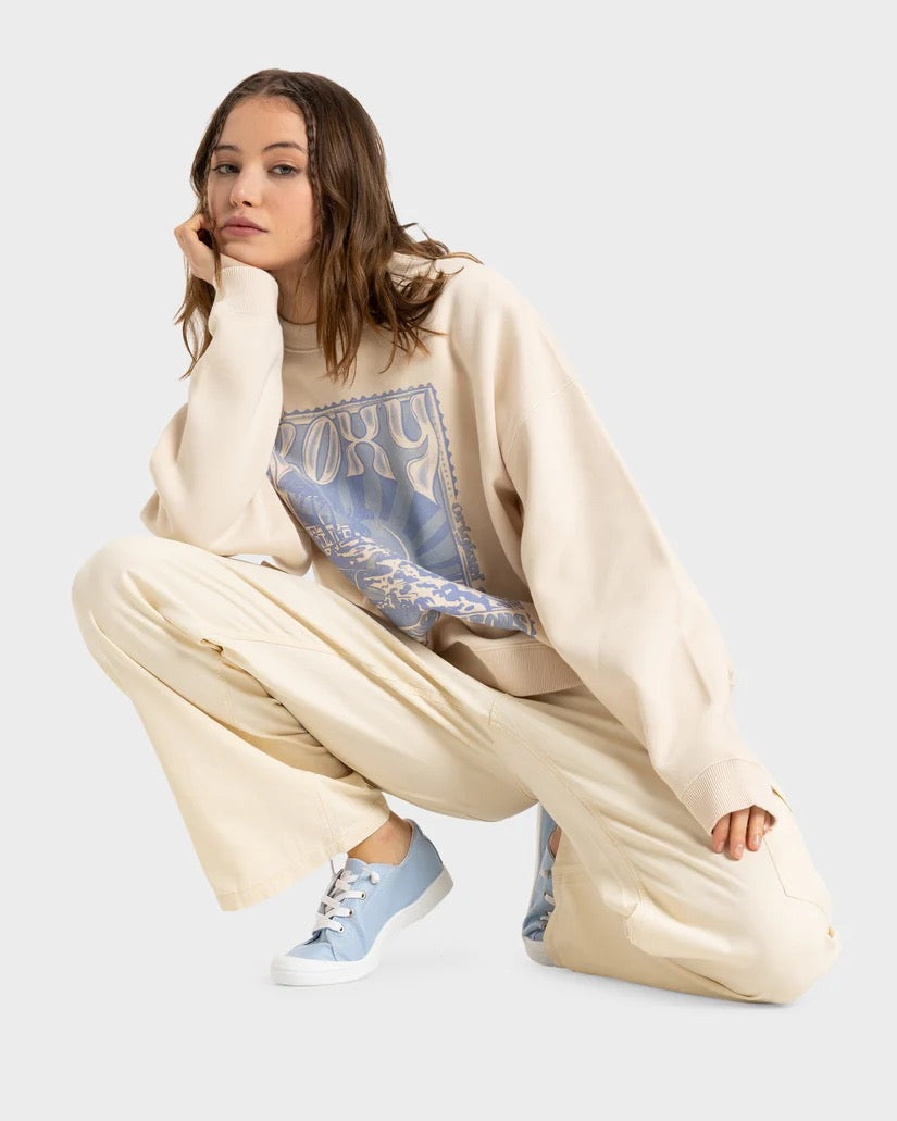 Roxy LINEUP OVERSIZED CREW