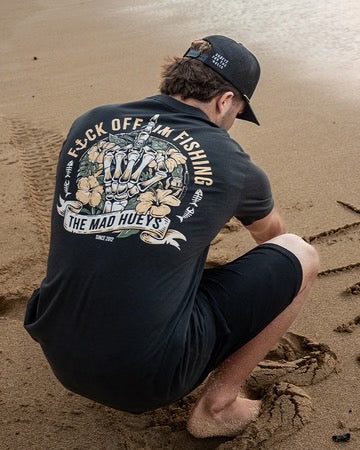 MAD HUEYS FK OFF FISH SS TEE